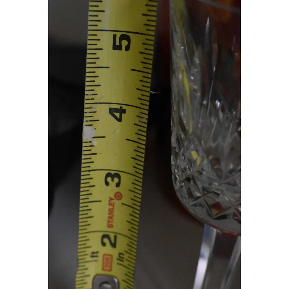 Waterford Lismore Claret Wine Glass Crystal Signed Ireland 5 7/8in Single